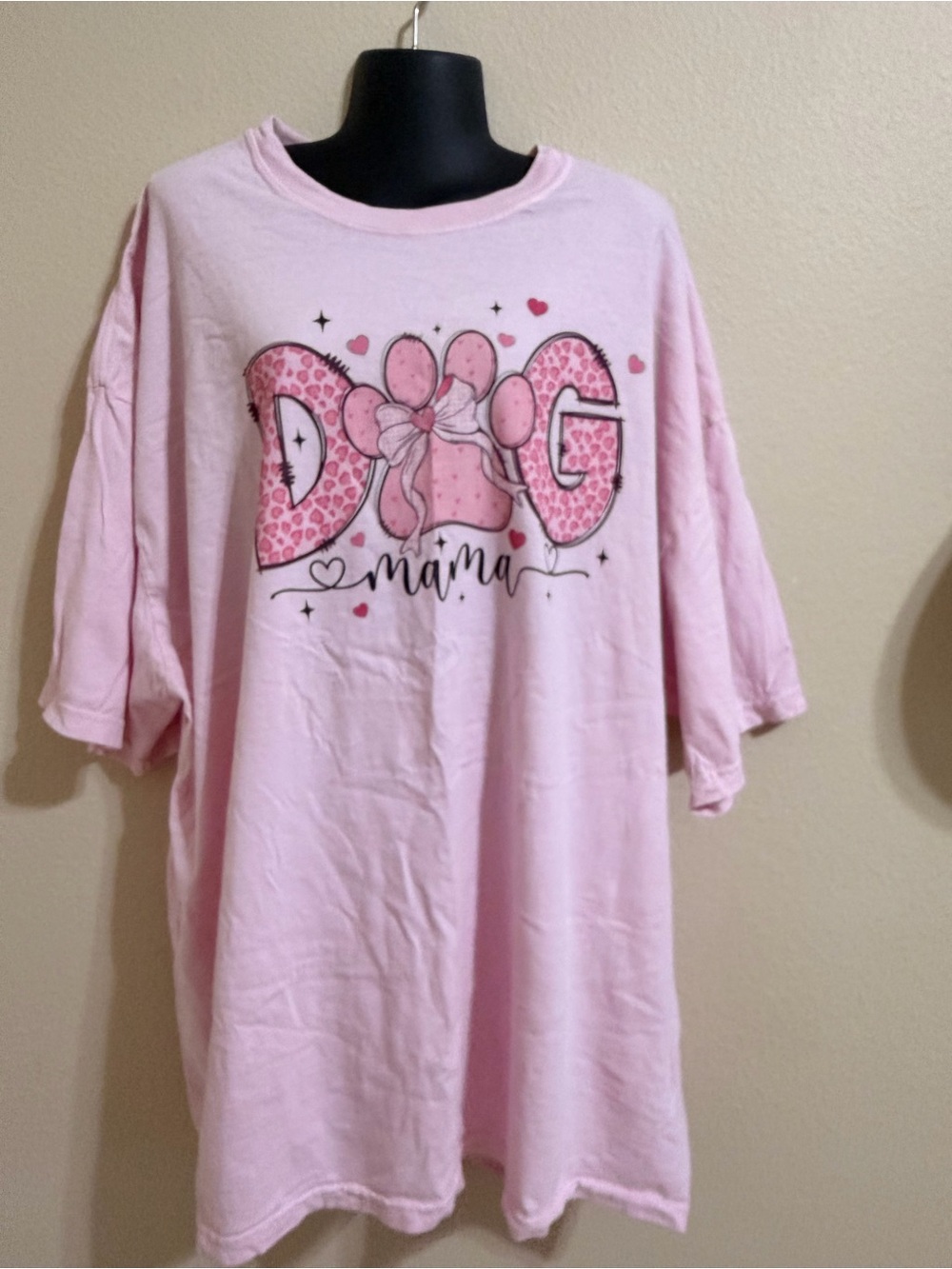 Comfort Colors Light Pink DOG Mama Short-Sleeve Graphic Tee